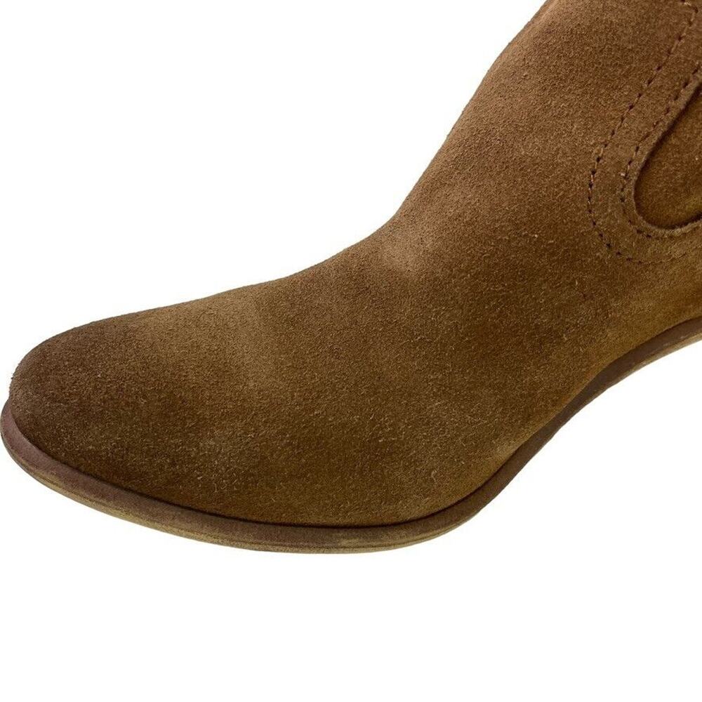 BP Womens Brice Brown Suede Leather Pull On Ankle Boots Booties Shoes sz 9 - Picture 13 of 16